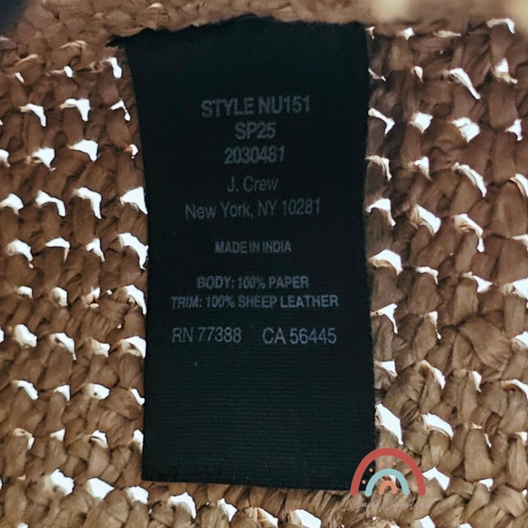 New! Madewell The Camren Mini Bag in Crochet Straw Leather Trim NWOT - Picture 13 of 13